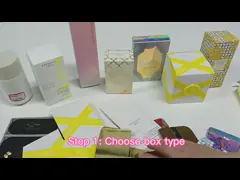 Tuck-Bottom Candle Box Cardboard Cosmetic Gift Box Packaging Black Retail Box With Custom Logo