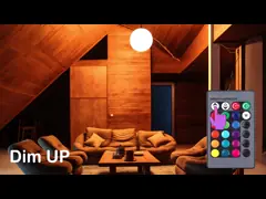 RGB Снижаемая светодиодная лампа с изменением цвета лампочка регулируемая светодиодная лампа video