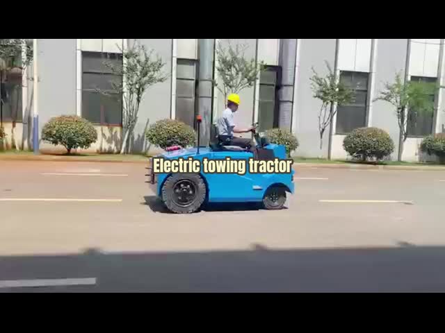 Electric Truck-tractor Hydraulic Steering Hydraulic Braking 15000 KG Load Capacity
