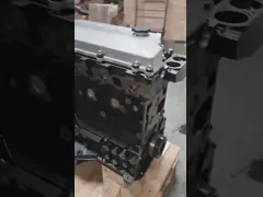 4HG1 Голый двигатель включает в себя детали внутри цилиндрового блока и головки цилиндра как линейный набор коленчатого вала коленчатый вал 4HG1 Длинный двигатель video