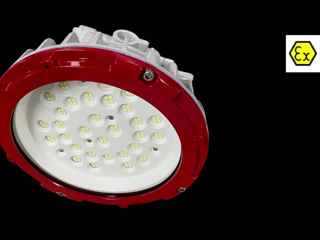Ex LED Explosion Proof Light Atex Certified 60W Zone 1 Zone 2 LNG Gas Station Oil Industry Light Ocean Platform Light