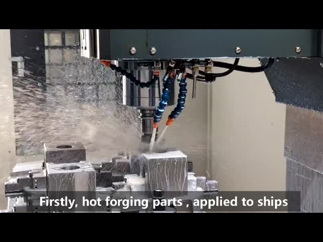 Partes de usinagem CNC forjadas em aço inoxidável 6061 Alumínio CNC Partes sob encomenda Forja sob encomenda Fabricação de peças de aço