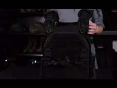 Найлоновый боевой тактический жилет регулируемый размер съемные плечевые ремни video