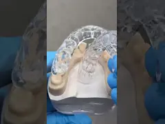 Полужесткий мягкий окклюзионный защитник рта зубной удобный сертифицированный FDA video