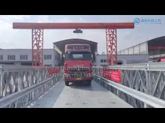 ZB200 S460J0 BS5400 HA+20HB Extra Wide Heavy Load Anti Skid Aggerates Bailey Bridge Long Span