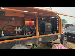 2018 Sany Heavy Industry HBT100C-1818D Использованный бетонный прицепный насос video