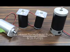 76zyt-130 12v 200w Гидравлический насос масла ДЦ мотор, используемый для энергоблока электромобиля Гидравлическая система video