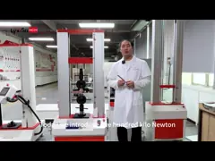 Универсальный тест на прочность машины для испытаний на прочность для стальных гантел с 100kn мощностью 1 год гарантии video