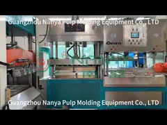 Полностью автоматическая сервоприводная машина для формования сахарной камыши с большой мощностью 6000 штук в час video