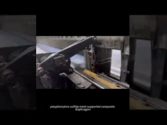 Производство водорода электролизом воды AWE ALK, поддерживающая сетка для ионопроницаемых мембран, фильтровальная ткань из полифениленсульфидной (PPS) сетки video