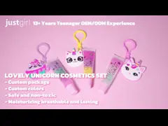 Custom Colors Shimmering Essence Lip Gloss for Kids Layered Lip Gloss with Keychain