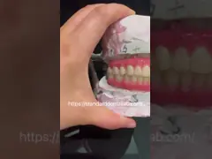 Биосовместимый зуб цветный цирконий зубной имплантат мост video