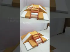 Слайд-болл яма Игровой площадка Мягкая пенообразная скалолазание Блоки для детей Мягкая игра для оборудования video