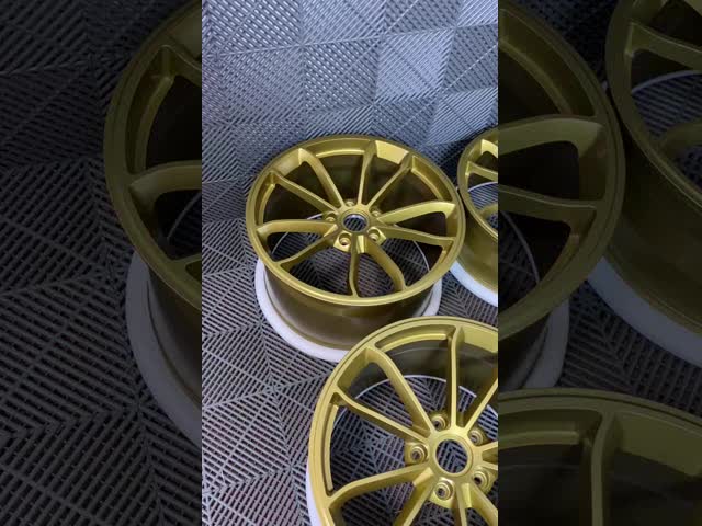 19x8.5 19x11の銀は1部分Porsch 991のための車輪のMonblockの合金の縁5x130を造った