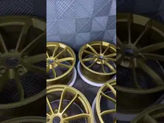 l'argento di 19x8.5 19x11 1 pezzo ha forgiato l'orlo 5x130 della lega di Monblock delle ruote per Porsch 991