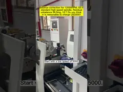 Высокоскоростные механические шпиндели Балансирующая машина Шпиндельный двигатель, Электрическая Шпиндельная балансирующая машина video