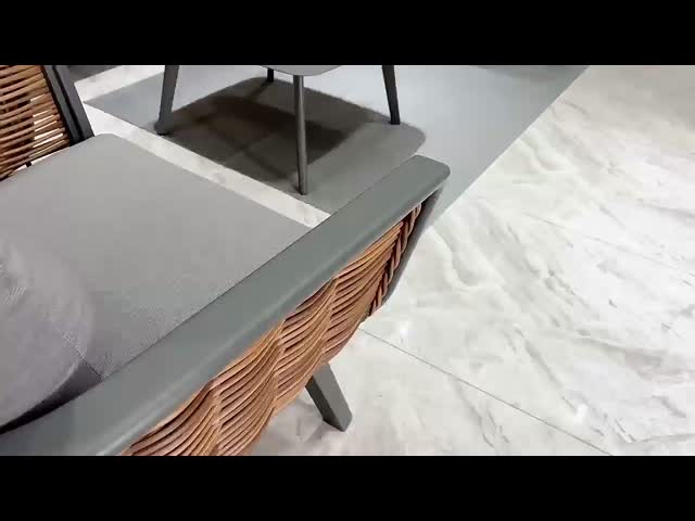 Уборка садовой мебели из ротана из ПЭ видео