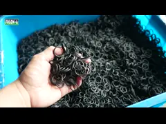 Черная гладкая поверхность Окончание NBR O Кольца Край А Жесткость 70/80/90 video