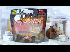 200 микрон Морская пища Вакуумный пакет Креветка Кожа Ролл Пленка Продовольственная упаковка мяшок Креветка Кожа упаковка video