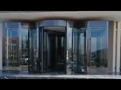 Power Driven Auto Entry Revolving Door For Smooth And Convenient Entry