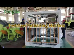 Штабелеукладчик 500-1500 Bag/H паллета Palletizer удобрения автоматический автоматический video