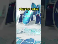 Gepersonaliseerd wijnfles etiket Professionele wijnfles etiket papier afdruk
