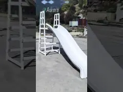 Специализированная волнистая горка на открытом воздухе для детей Пластиковая популярная горка безопасности Мягкая горка для игры video