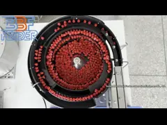 Низкошумный вибрационный кормильщик миски Малые резиновые детали Вибрационный вращающийся кормильщик video