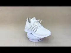 Weiße Sportschuhe für Frauen mit leichtem Gewicht