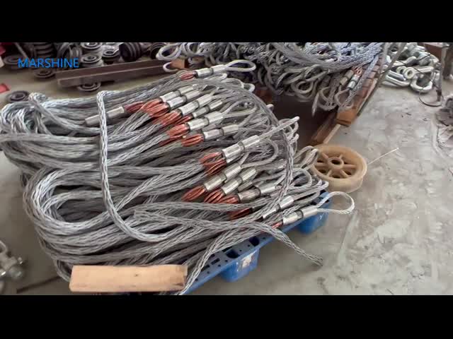 1.5M Antimagnetic Wire Cable Pulling Tools Socks For 25-50mm Insulated Wire