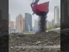 Экскаватор Бетоноразрушитель Буфетный экскаватор Гидравлический челюстный дробитель Буфетный экскаватор Дроблящий буфет video