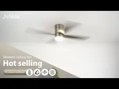China White Energy Saving DC Motor Bedroom Low Profile Ceiling Fan With Light supplier
