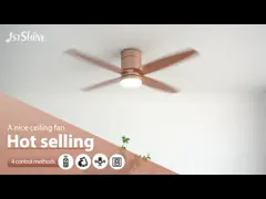 Охлаждающий потолочный вентилятор с светодиодным освещением и дистанционным бесшумным двигателем DC video