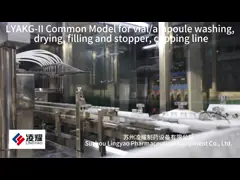 2-30 мл Фармацевтическая флаконная машина для заполнения Асептическая стирка Сушка Наполнительная линия с изолятором и системой LAF класса A, соответствующая GMP video