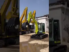 5-тонный эксплуатируемый экскаватор Yanmar Vio55-5B с емкостью 0.135 м3 video