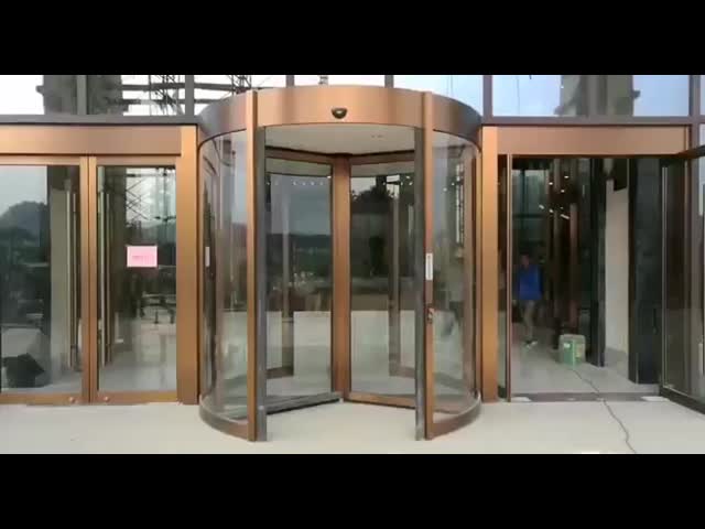 Dois modelos de trabalho Portas giratórias automáticas
