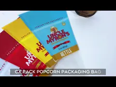 OEM&ODM Перерабатываемые контейнеры быстрого питания Попкорн Ролл Фильм Продовольственная упаковка Пакет попкорн video