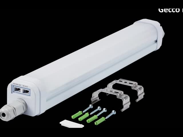 IP66 18W 36W 54W 5years Warranty LED Tri-proof Light For Warehouse Supermarket