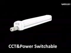 IP66 18W 5 Years Warranty LED Tri-Proof Light With Fire-Resistant PC Material For Warehouse Supermarket video