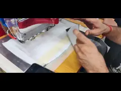 T Shirt Clothing Embossing Machine 5kw PVC Semi Automatic