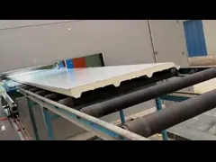 Polyurethane roof panel production