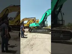 Used Kobelco SK350 Excavator 1.6m3 Bucket Capacity 580L Large Fuel Tank Original Components