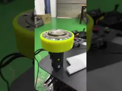 200 мм 36 В электрическое сервоузло моторное колесо для AGV робота video