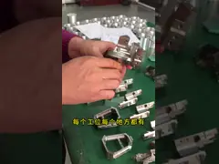 Полировка титанового токарного станка, поворотное оборудование, деталей с высокой точностью с помощью ЦНС, обработка video