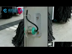 7 فرش غسيل سيارات تلقائي مع فرش عجلات مجفف الهواء ثابت