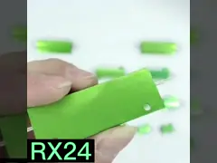 RX24 녹색 알루미늄 케이스 와이어 와이드 레지스터 LED 디코딩 전력 레지스터 10w