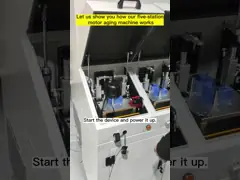 Ten Station Motor Aging Testing Machine / Motor Aging Equipment