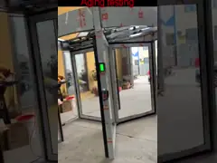 Convenient And Automatic Revolving Door For Secure And Modern Building Access