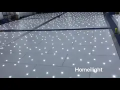 Белые звездные RGB светодиодные танцевальные панели для свадебной вечеринки DJ Bar video