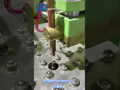 Сварочный аппарат пятна медного сварщика генератора тела автомобиля алюминиевого неподвижный video